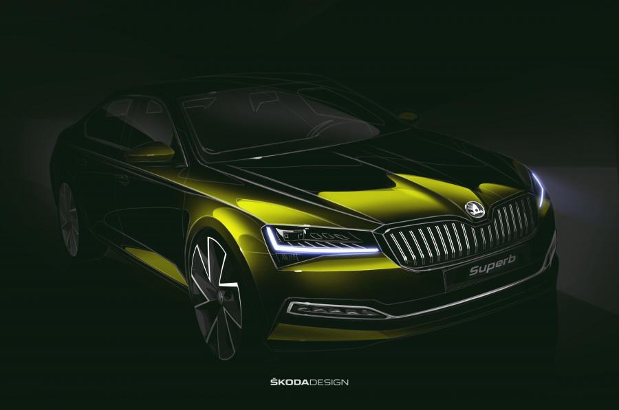 Эскиз Skoda Superb Laurin & Klement 2019 года  (WW) (фото 85 из 93)